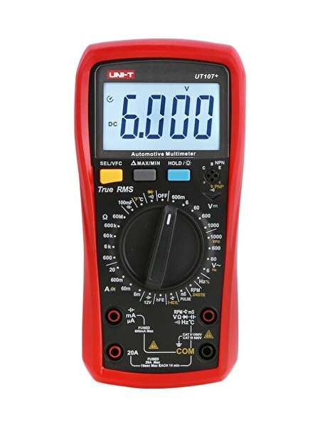 UNIT UT107+ Otomotiv Multimetre Automotive Dijital Multimetre Ölçü Aleti