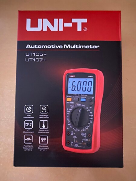 UNIT UT107+ Otomotiv Multimetre Automotive Dijital Multimetre Ölçü Aleti