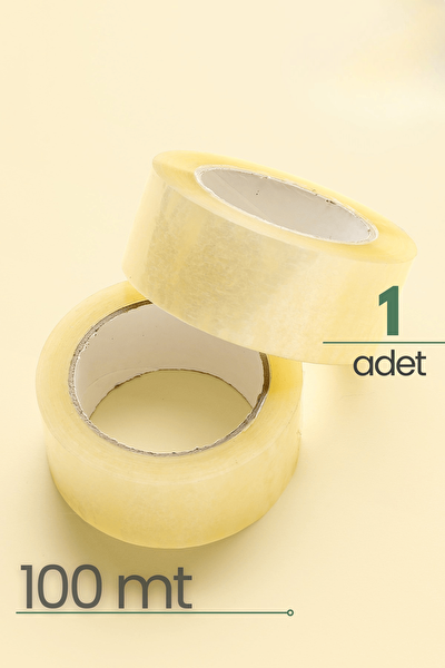 Mithra Life MIT1281 Güçlü Yapışkan Şeffaf Koli Bandı 45 MM X 100 MT