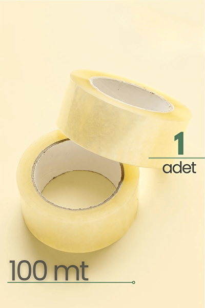 Mithra Life MIT1281 Güçlü Yapışkan Şeffaf Koli Bandı 45 MM X 100 MT