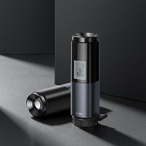 Baseus Dijital Göstergeli Alkol Ölçüm Alkolmetre Test Cihazı Siyah