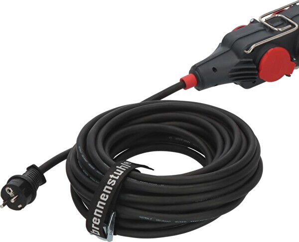 Brennenstuhl Profesyonel Powerblock IP54 Lisanslı Asma Aparatlı 4 Soketli 15 M Kablolu Seyyar Uzatma Priz H07RN-F 3G1.5