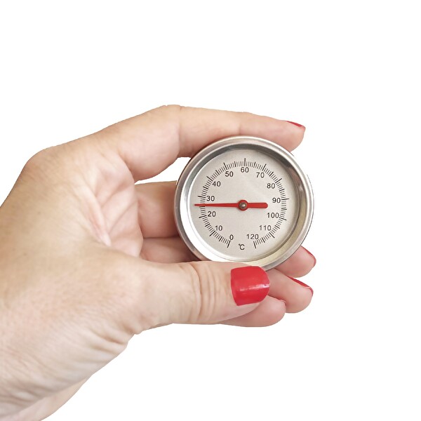 Aek-Tech Kompost Toprak Termometresi 50 CM Uzun Prob Gri