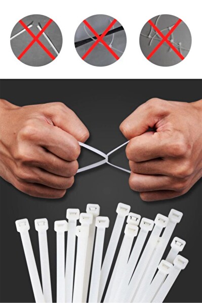 Şahnet 3.6x200 MM Kablo Bağı Cırt Kelepçe - Klips - 100 Adet