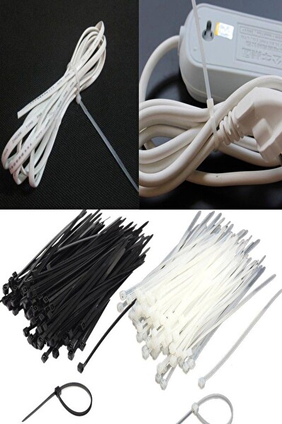 Şahnet 3.6x200 MM Kablo Bağı Cırt Kelepçe - Klips - 100 Adet