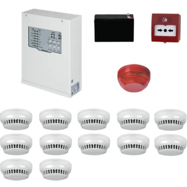 Teknim TFP-312312 Konvansiyonel Sistem Yangın Alarm Seti 12'li