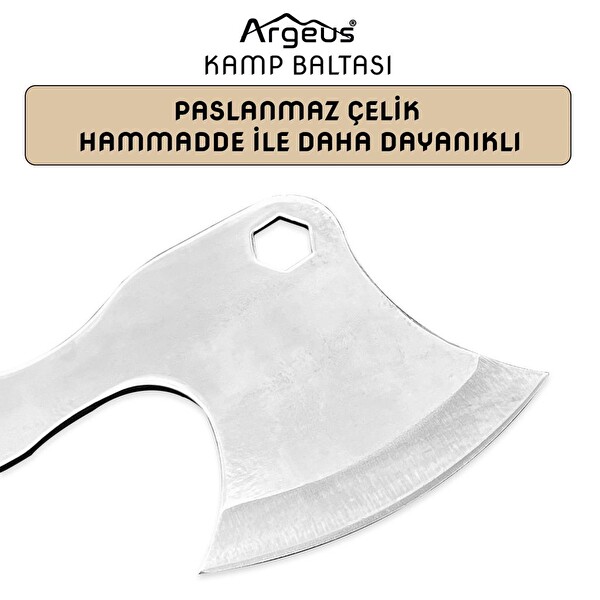 Argeus Taşıma Kılıflı Kamp Baltası