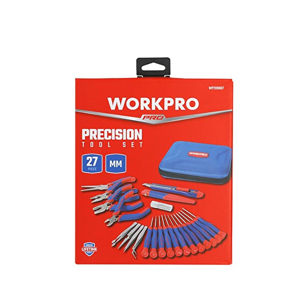 Workpro WP209007 27 Parça Profesyonel Hassas Tamir Bakım Alet Seti
