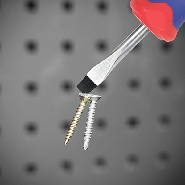 Workpro WP221024 6.5x38 MM CR-V Manyetik Profesyonel Düz Topaç Tornavida