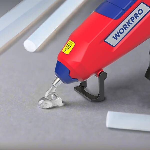 Workpro WP432001 7x100 MMSıcak Silikon Tabancası İçin 100 Adet Şeffaf Yedek Silikon-Mum
