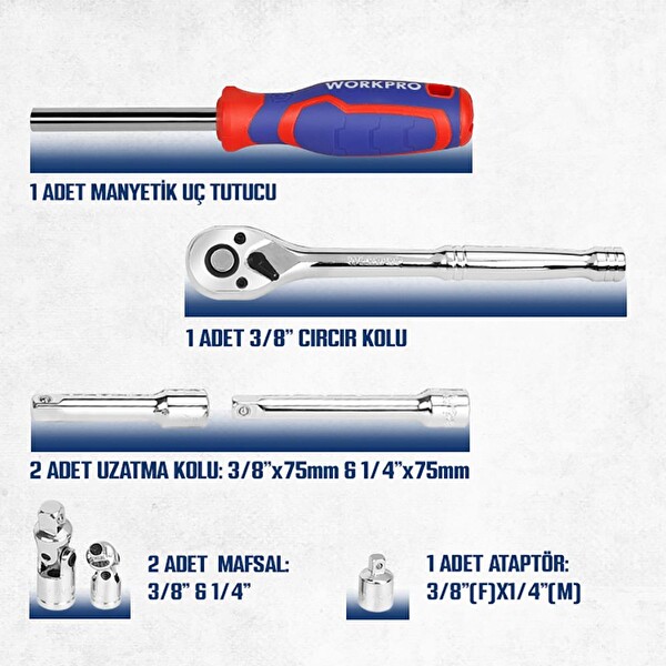 Workpro WP202524 1/4