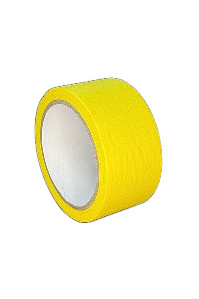 Evimdeyokyok Renkli Maskeleme Kağıt Bant Boya Bandı 50 MM x 20 MT Sarı