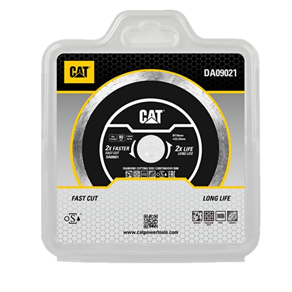 Cat DA09021 110 MM Profesyonel Fayans Seramik Mermer Elmas Kesme Diski