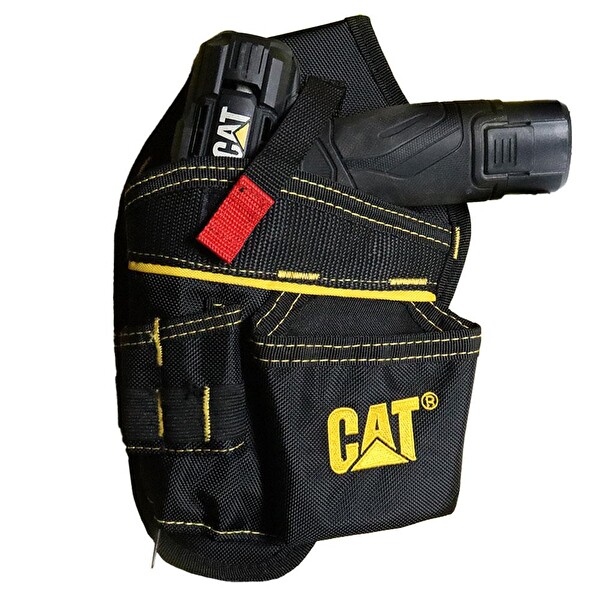 Cat DA980565 Şarjlı Matkap Uyumlu Kemer Askılı Bel Alet Çantası