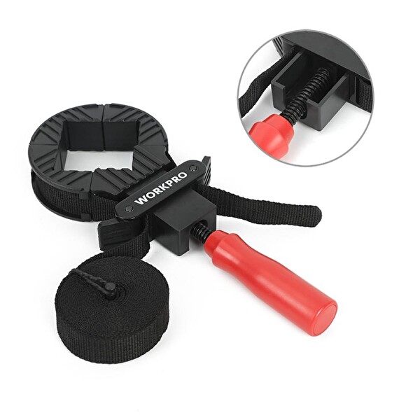 Workpro WP232044 4 M Ayarlanabilir Bant Tipi Dört Köşeli Profesyonel İşkence