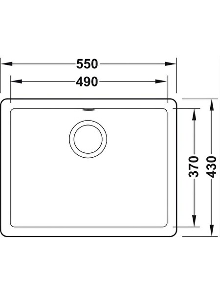 Hafele Lazio Kronos Antrasit Granit Eviye