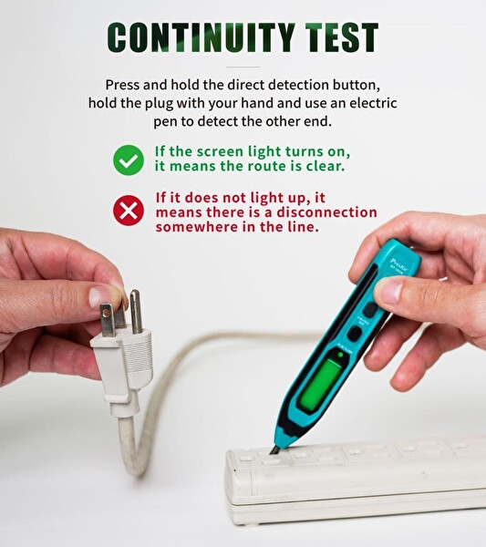 Proskit NT-305N AC\DC Dijital Voltaj Kontrol Test Kalemi