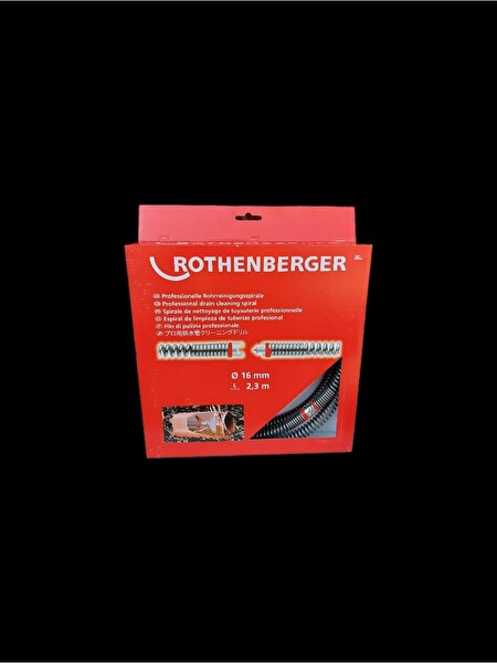 Rothenberger 16 MM Boru Temizleme ve Tıkanıklık Açma Spirali