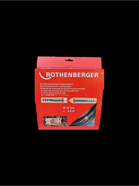 Rothenberger 16 MM Boru Temizleme ve Tıkanıklık Açma Spirali