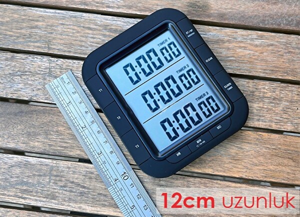 TFA 38.2023 Triple XL Üç Ekranlı Dijital Zamanlayıcı