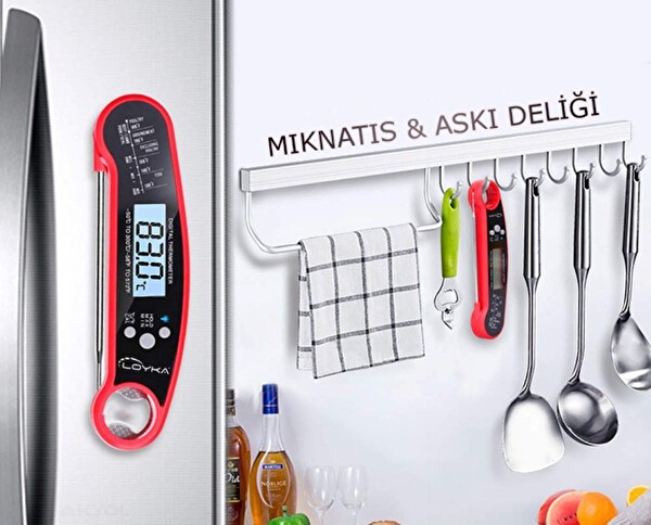 Loyka INNO 502 Katlanabilir Problu Mutfak Termometresi - Kalibre Edilebilir
