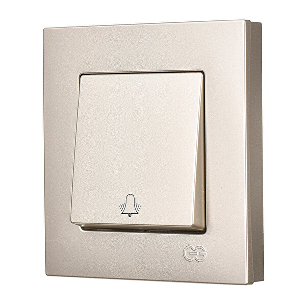 Günsan Eqona Metalik Bej Zil Butonu