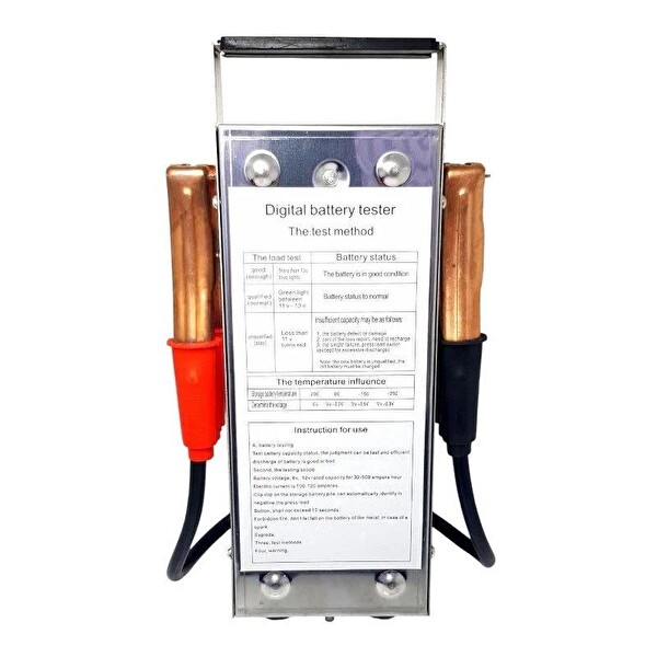 Wellhise KEY-888 Dijital Akü Test Cihazı 12Volt 100 Amper