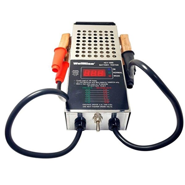 Wellhise KEY-888 Dijital Akü Test Cihazı 12Volt 100 Amper