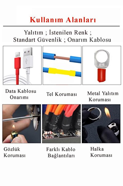 Şahnet 580 Parça Isı İle Şekillenen Makaron Seti Kablo Düzenleyici