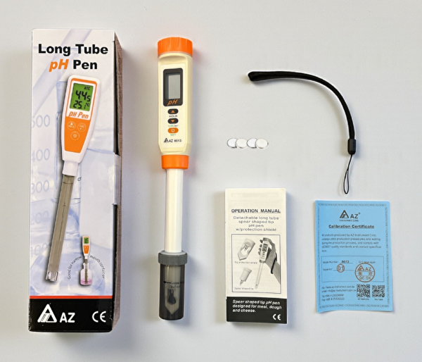 AZ Instruments 8613 Sivri Uçlu Değiştirilebilir Problu Gıda PH Ölçer