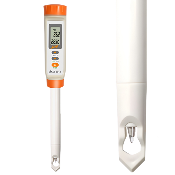 AZ Instruments 8613 Sivri Uçlu Değiştirilebilir Problu Gıda PH Ölçer