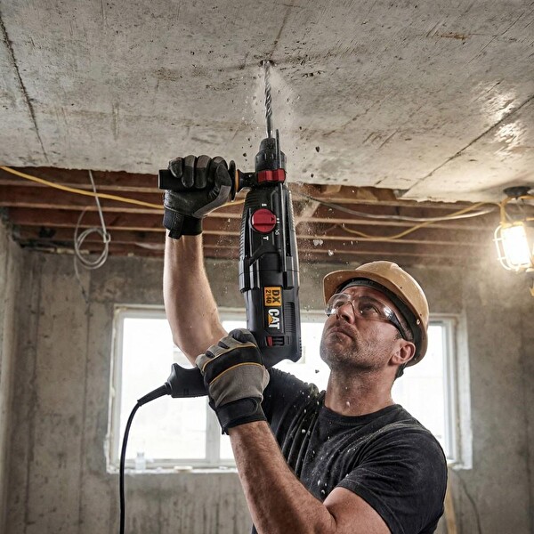 Cat DX2140 800 W 3.0J 26MM SDS-Plus Profesyonel Kırıcı Delici - 1 Adet Delici Uç