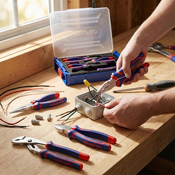 Workpro WP209133 4 Parça Profesyonel Pense Seti