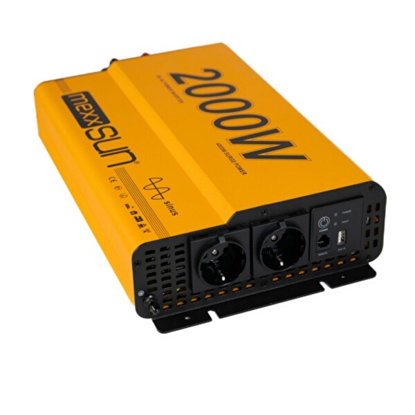Mexxsun 12V Volt 2000W Watt Tam Sinüs Inverter - 220V Çevirici
