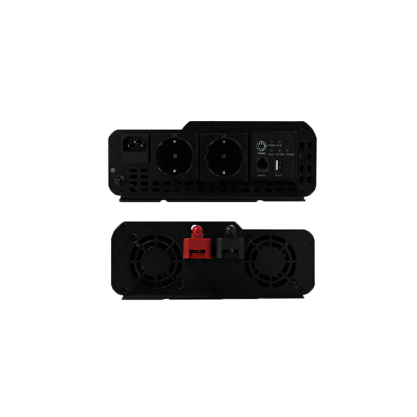 Mexxsun 12V Volt - 2000W Watt Tam Sinüs Şarjlı UPS Inverter - 220V Çevirici