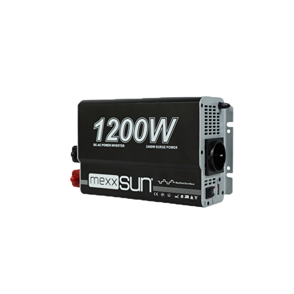 Mexxsun 24V Volt 1200 W Watt Modifiye Sinüs Inverter - 220V Çevirici