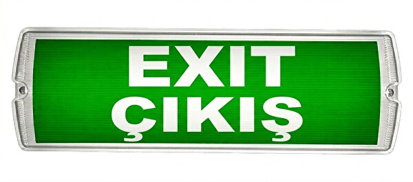 Evimdeyokyok SG227-E6 Ledli Acil Aydınlatma Armatürü - Exit Çıkış