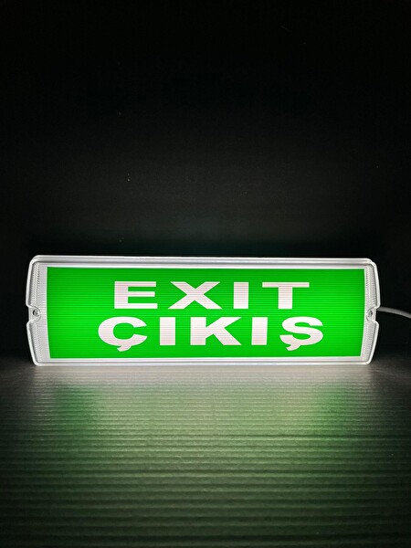 Evimdeyokyok SG227-E6 Ledli Acil Aydınlatma Armatürü - Exit Çıkış