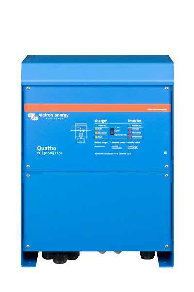 Victron Inverter-Şarj Cihazı Quattro 12-5000-220-100-100 QUA125020000