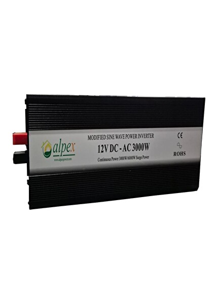 Alpex 3000 Watt 12 Volt Modifiye Sinüs İnverter