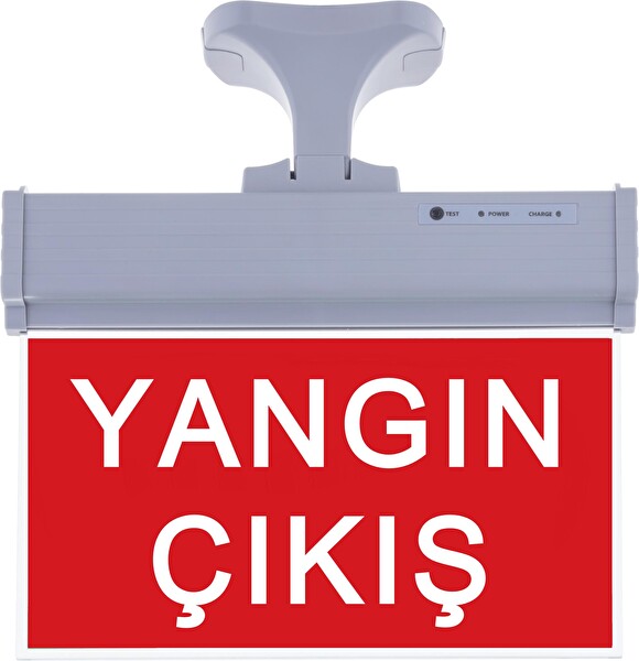 Evimdeyokyok SG071-D4 Çift Yönlü Acil Yönlendirme Armatürü - Askı Aparatlı Yangın Çıkış
