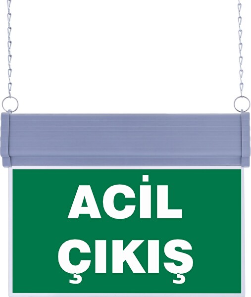 Evimdeyokyok SG051-D3 Çift Yönlü Acil Yönlendirme Armatürü - Zincirli Acil Çıkış