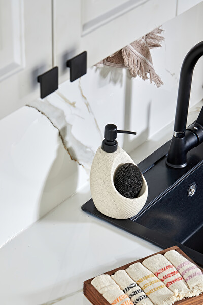 Cooker 650 ML Seramik Süngerlikli Sıvı Sabunluk CKR3559