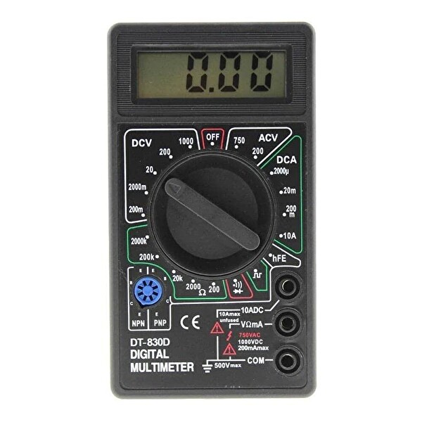 Wellhise DT-830D Dijital Multimetre Ölçü Aleti
