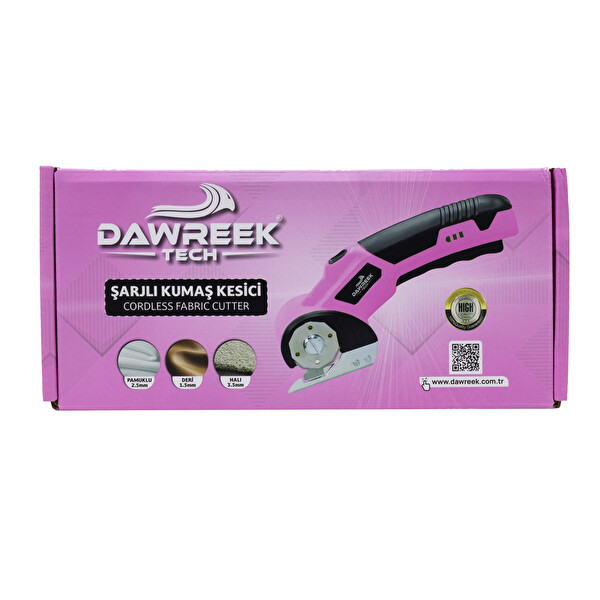 Dawreek Kumaş Kesme Makinesi Pembe