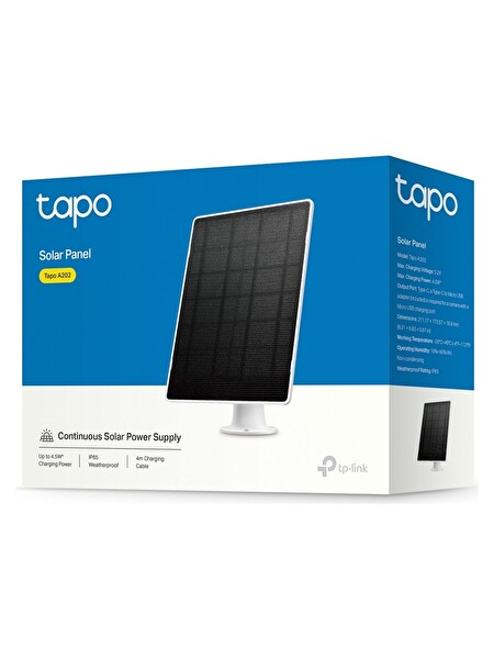 TP-Link Tapo A202 Dış Mekan Güneş Paneli