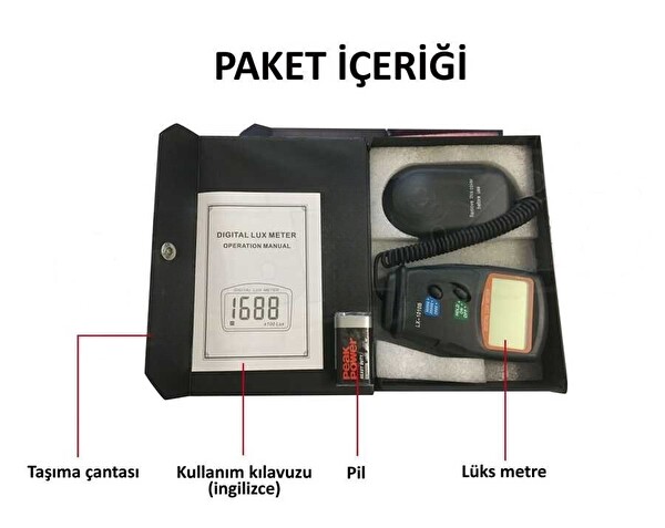 Loyka LX-1330B Işık Ölçer Lüksmetre