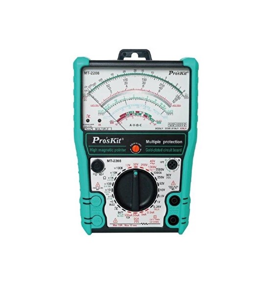 Proskit MT-2208 Korumalı Analog Multimetre Ölçü Aleti