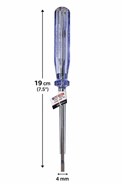 Bay-Tec MK4410 Düz 190 MM Profesyonel Elektrik Voltaj Test Kalemi