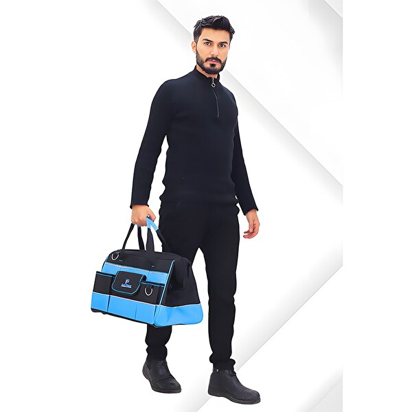 Bagprime Suya Dayanıklı Hırdavat Bez Alet ve Takım Çantası M Boy